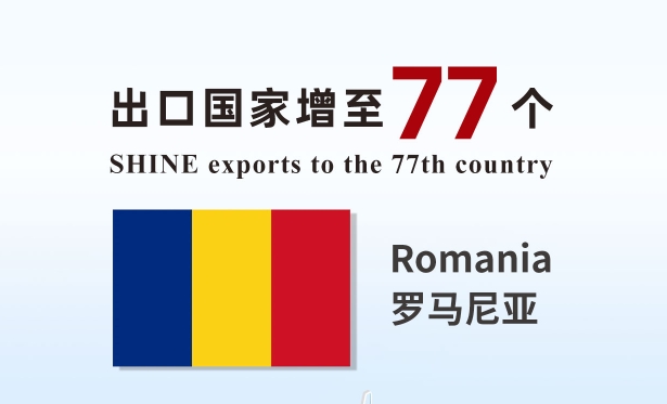 喜報 | 盛瀚產(chǎn)品出口國家增至77個！